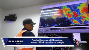 Fuertes lluvias en el Cibao dejan a unos 250 mil usuarios sin energía