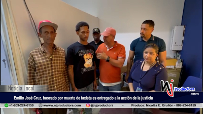 Emilio José Cruz, buscado por muerte del Alfraylin Durán taxista es entregado a la acción de la justicia