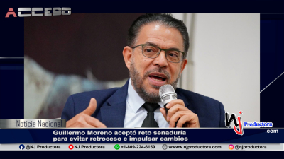 Guillermo Moreno aceptó reto senaduría para evitar retroceso e impulsar cambios