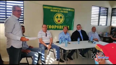 La Cooperativa Agropecuaria y Servicios Múltiples Orgánicos De Cibao se reúne con productores de Espaillat