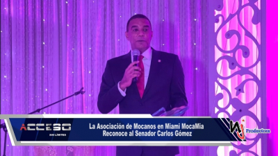 La Asociación de Mocanos en Miami MocaMia Reconoce al Senador Carlos Gómez