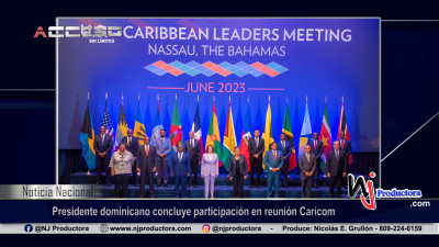 Presidente dominicano concluye participación en reunión Caricom