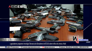 Legisladores proponen investigar Denuncia de Senadores de EE.UU sobre tráfico de armas a Haití