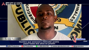Hombre que amenazó a Abinader podría pasar hasta dos años en prisión