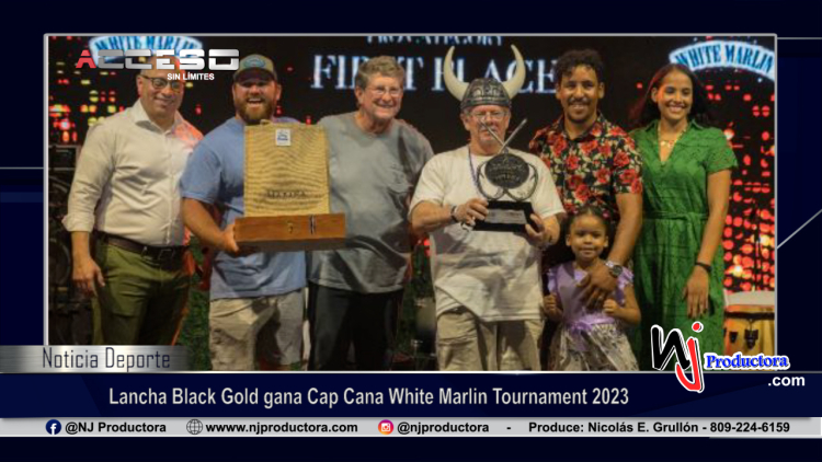Lancha Black Gold gana Cap Cana White Marlin Tournament 2023