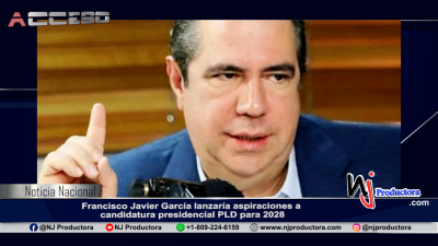 Francisco Javier García lanzaría aspiraciones a candidatura presidencial PLD para 2028