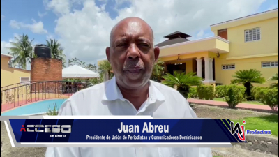 Juan Abreu, presidente de Unión de Periodistas y Comunicadores Dominicanos habla de la juramentación de nueva directiva