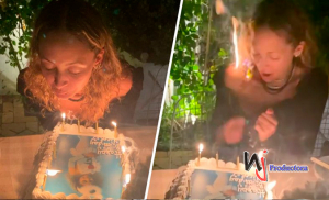 Mira cómo el cabello de Nicole Richie se incendia mientras celebraba su cumpleaños