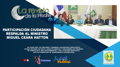 Participación Ciudadana respalda al ministro Miguel Ceara Hatton
