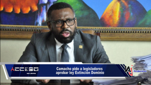Camacho pide a legisladores aprobar ley Extinción Dominio
