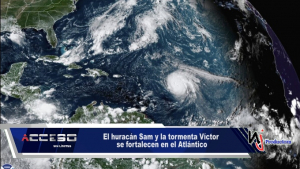 El huracán Sam y la tormenta Víctor se fortalecen en el Atlántico