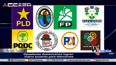 Opositores dominicanos logran nuevo acuerdo para elecciones