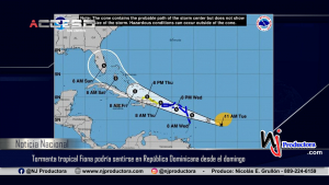 Tormenta tropical Fiona podría sentirse en República Dominicana desde el domingo