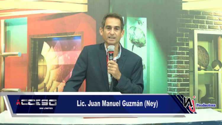 El Lic. Juan Manuel Guzmán Ney con la sección Tema del tapete en Acceso Sin Límites