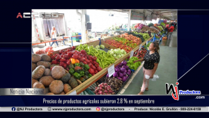 Precios de productos agrícolas subieron 2.8 % en septiembre
