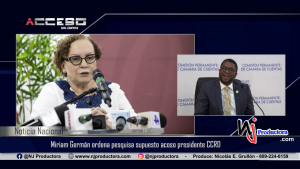 Miriam Germán ordena pesquisa supuesto acoso presidente CCRD