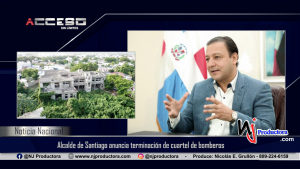 Alcalde de Santiago anuncia terminación de cuartel de bomberos