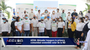 AZUA: Abinader inaugura la primera comunidad sostenible solar de la RD