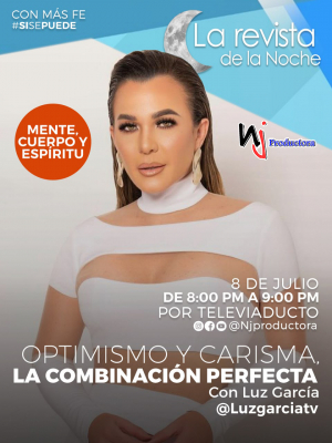 Antonio Rojas entrevistará a la comunicadora Luz García en La Revista De La Noche