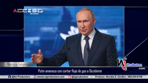 Putin amenaza con cortar flujo de gas a Occidente
