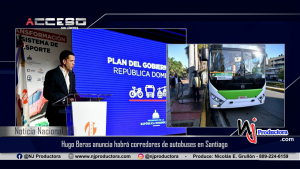 Hugo Beras anuncia habrá corredores de autobuses en Santiago; presenta avances en el Plan de Movilidad
