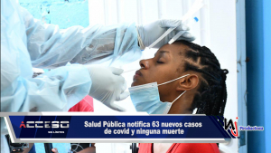 Salud Pública notifica 63 nuevos casos de covid y ninguna muerte