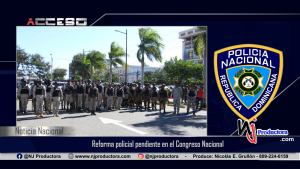 Reforma policial pendiente en el Congreso Nacional