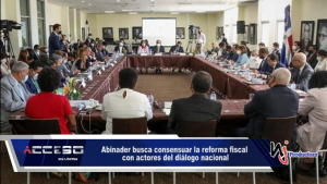 Abinader busca consensuar la reforma fiscal con actores del diálogo nacional