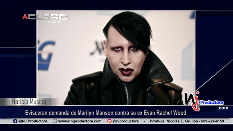 Evisceran demanda de Marilyn Manson contra su ex Evan Rachel Wood