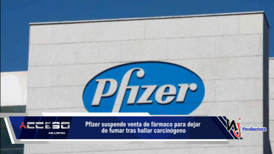 Pfizer suspende venta de fármaco para dejar de fumar tras hallar carcinógeno