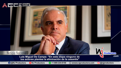 Luis Miguel De Camps: &quot;En esta etapa ninguno de los actores plantea la eliminación de la cesantía&quot;