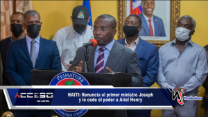 HAITI: Renuncia el primer ministro Joseph y le cede el poder a Ariel Henry