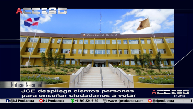 JCE despliega cientos personas para enseñar ciudadanos a votar