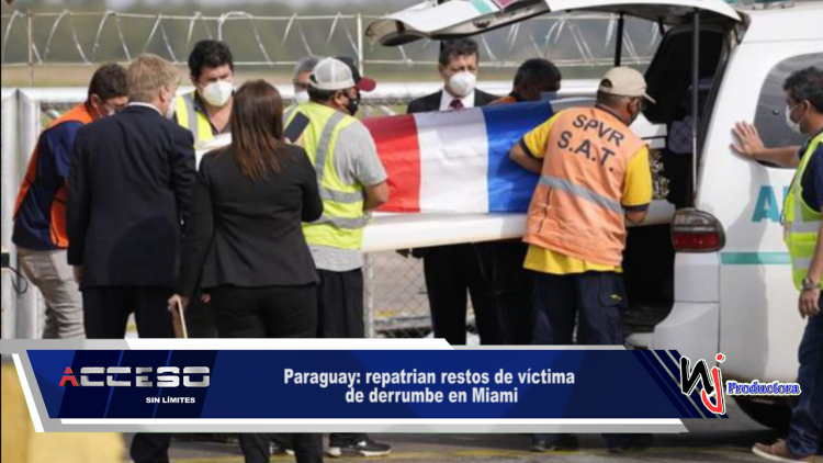 Paraguay: repatrian restos de víctima de derrumbe en Miami