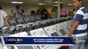JCE le plantea a partidos volver a usar los escáneres comprados para 2016