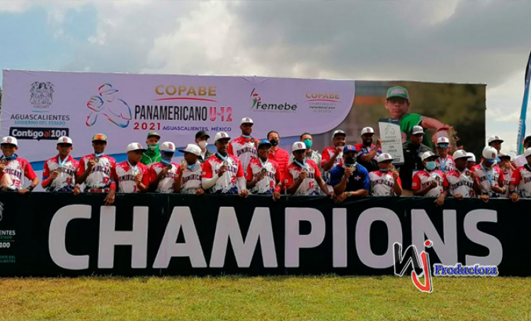 RD se corona campeón en torneo Panamericano de Béisbol U-12