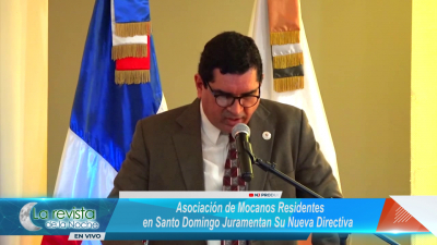 Asociación de Mocanos Residentes en Santo Domingo Juramentan Su Nueva Directiva