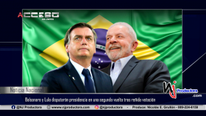 Bolsonaro y Lula disputarán presidencia en una segunda vuelta tras reñida votación