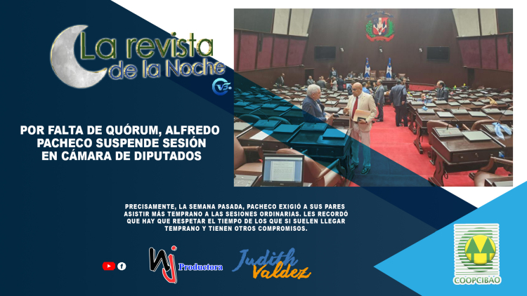 Por falta de quórum, Alfredo Pacheco suspende sesión en Cámara de Diputados