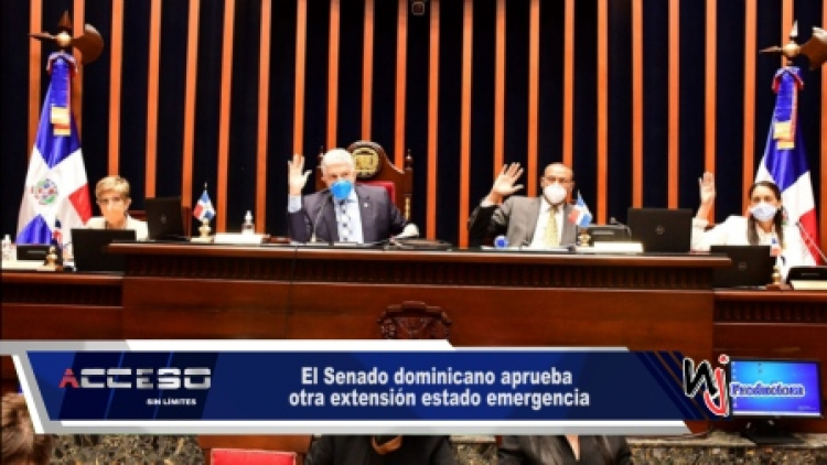 El Senado dominicano aprueba otra extensión estado emergencia