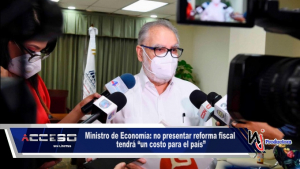 Ministro de Economía: no presentar reforma fiscal tendrá “un costo para el país”