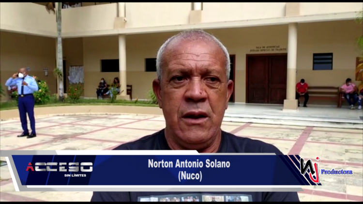 Norton Antonio Solano (Nuco), pide justicia para su hijo Norton Emilio Solano, asesinado en el barrio Los Cáceres, Moca